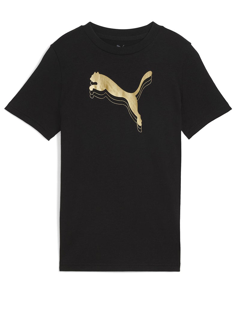 بوما تيشيرت أساسي معدني للشباب - Image 1