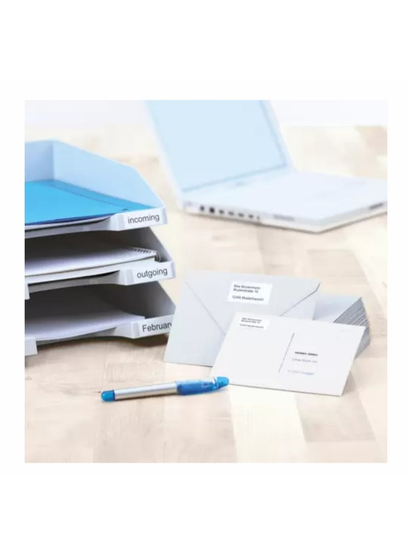 هيرما ملصقات متعددة الأغراض، 13 × 50 مم، بيضاء، التصاق دائم، للكتابة اليدوية - Image 5