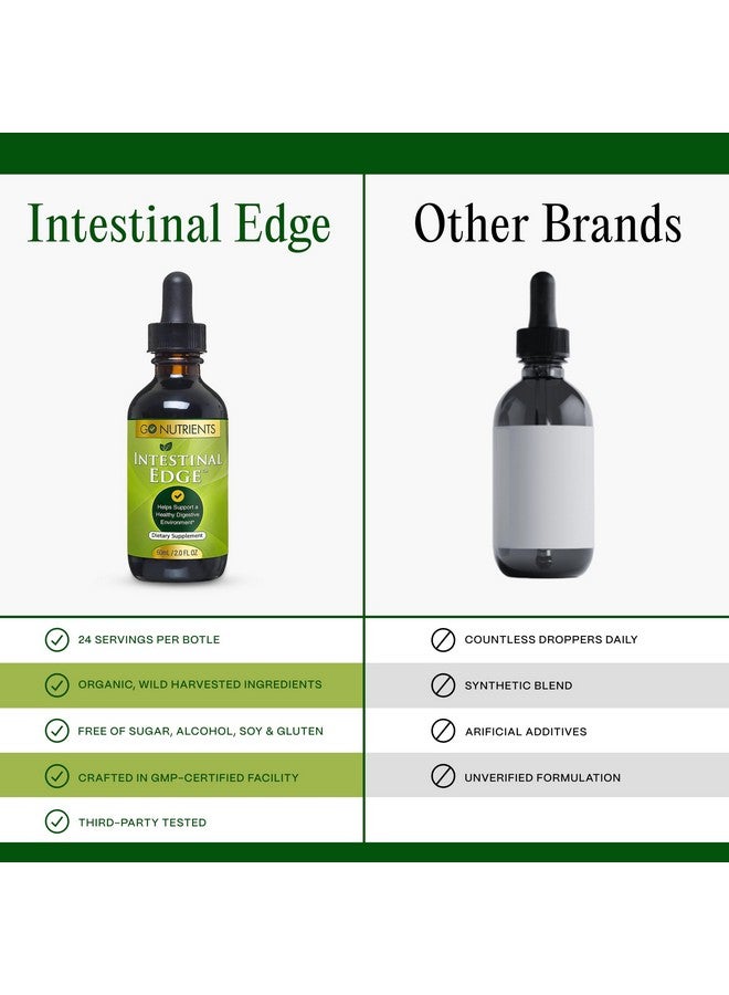 Go Nutrients Intestinal Edge - Gut Cleanse for Humans with Wormwood, Black Walnut, Clove - Detox Liquid for Women, Men, Children & Adults - Organic Herbal Support for Digestion & Wellness - 2oz - Image 5