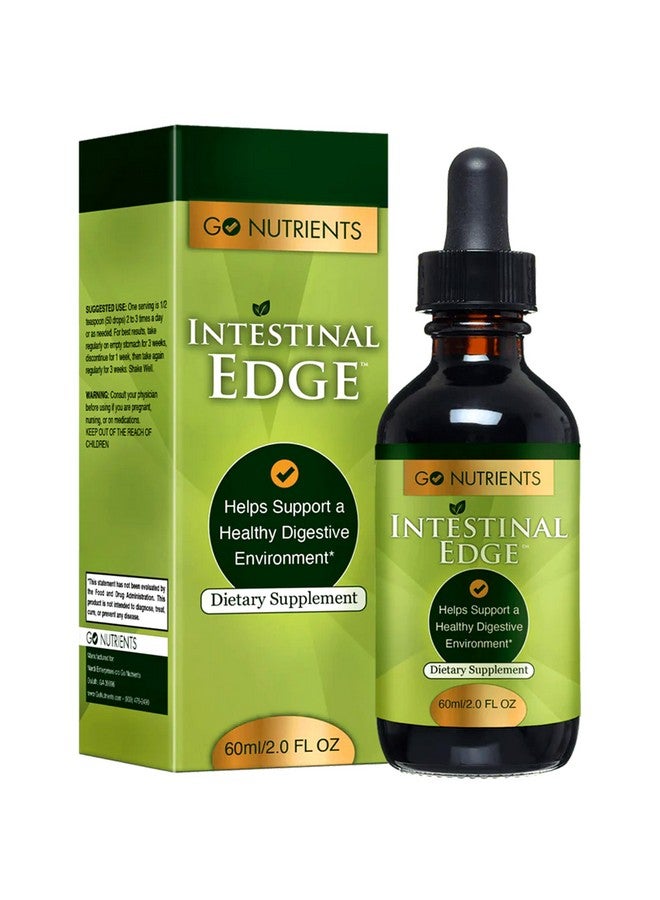 Go Nutrients Intestinal Edge - Gut Cleanse for Humans with Wormwood, Black Walnut, Clove - Detox Liquid for Women, Men, Children & Adults - Organic Herbal Support for Digestion & Wellness - 2oz - Image 2