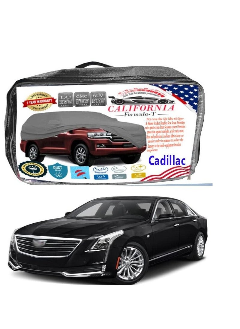 California formula-T Car body Cover with Working Gloves for Cadillac 