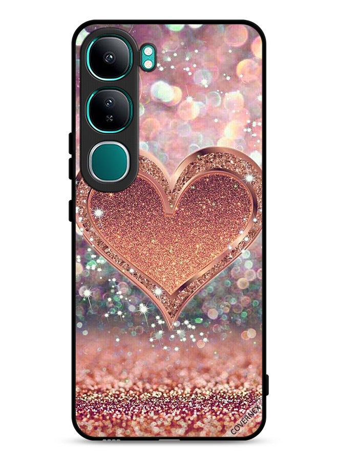 Covernex vivo Y300 5G Protective Case Cover Glitter Heart