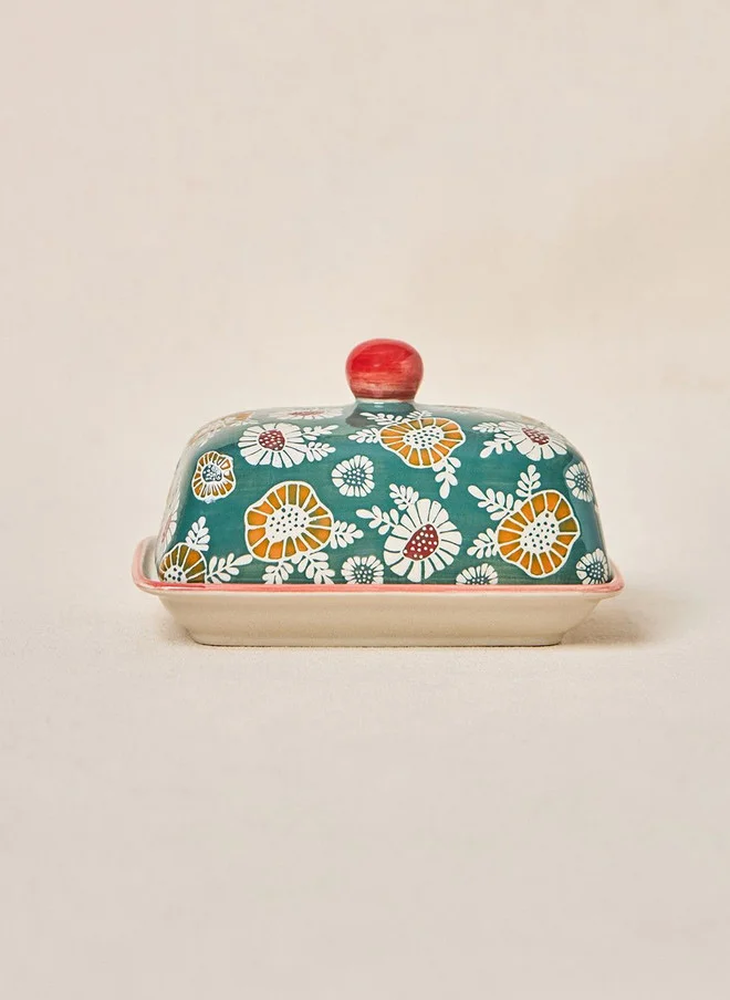 Wildflower Butter Dish