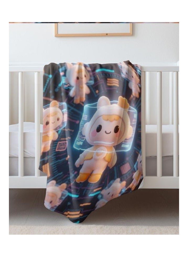 general Flannel thin blanket (warm and comfortable, suitable for sleep, gaming, dust removal and sandproof) 150cm*200cm - 18 - Image 3