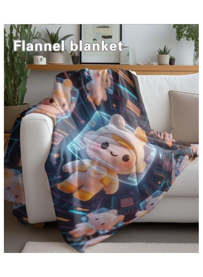 general Flannel thin blanket (warm and comfortable, suitable for sleep, gaming, dust removal and sandproof) 150cm*200cm - 18 - Image 5