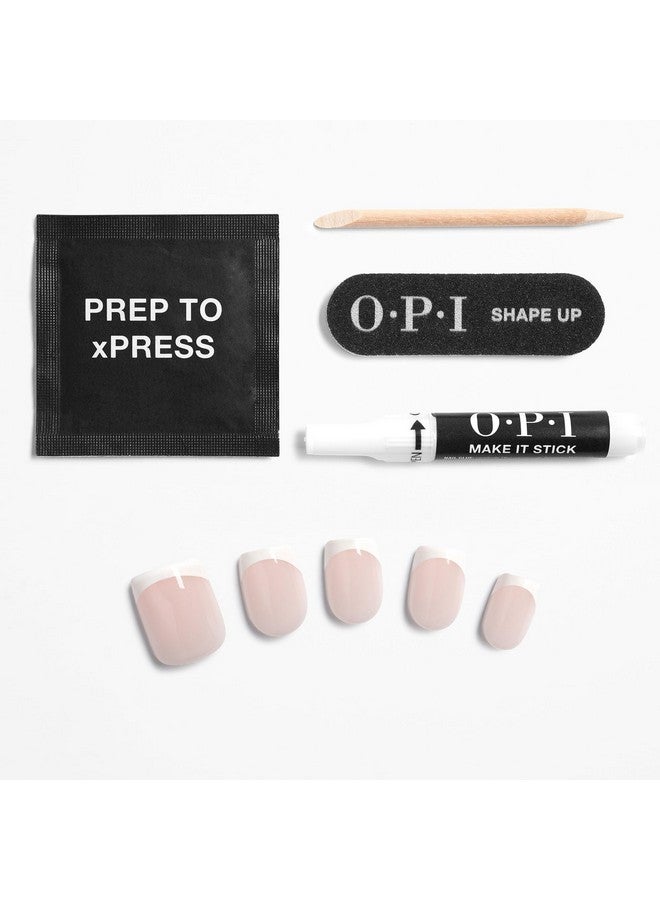 OPI xPRESS/ON Press On Nails, Up to 14 Days of Wear, Gel-Like Salon Manicure, Vegan, Sustainable Packaging, With Nail Glue, Short and Long Iconic Shades, French Press Nude Nail Polish - Image 5