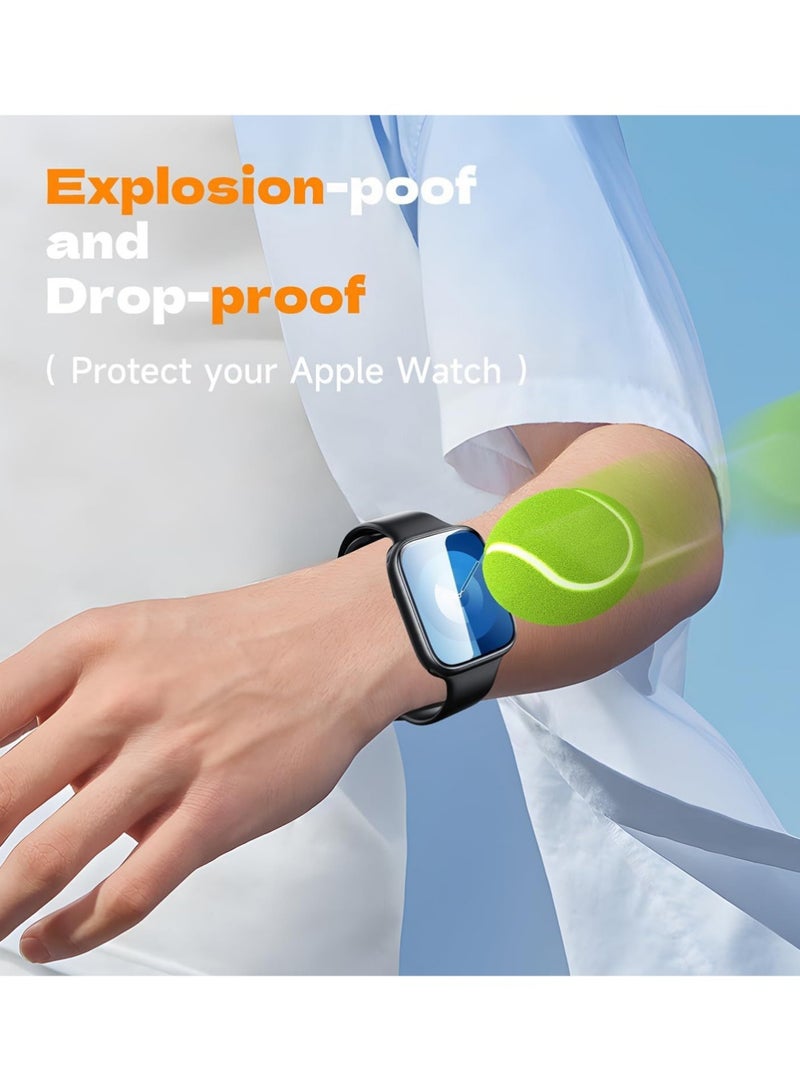 X-level 2 Pack for Apple Watch 46MM Series 11/10 Screen Protector, Ceramic Material Not Glass, Easy Installation, Self-Healing，Touch Sensitive, Anti-Scratch iWatch Accessories - Image 4