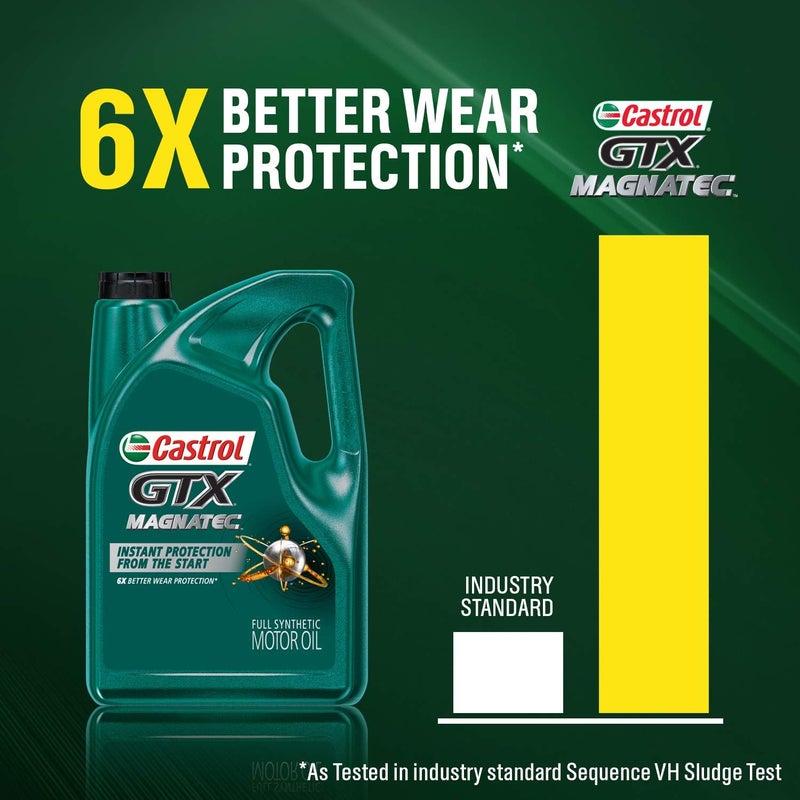 Castrol زيت محرك كاسترول جي تي إكس ماغنتيك 5W30 كامل الاصطناعي 5 كوارت - Image 3