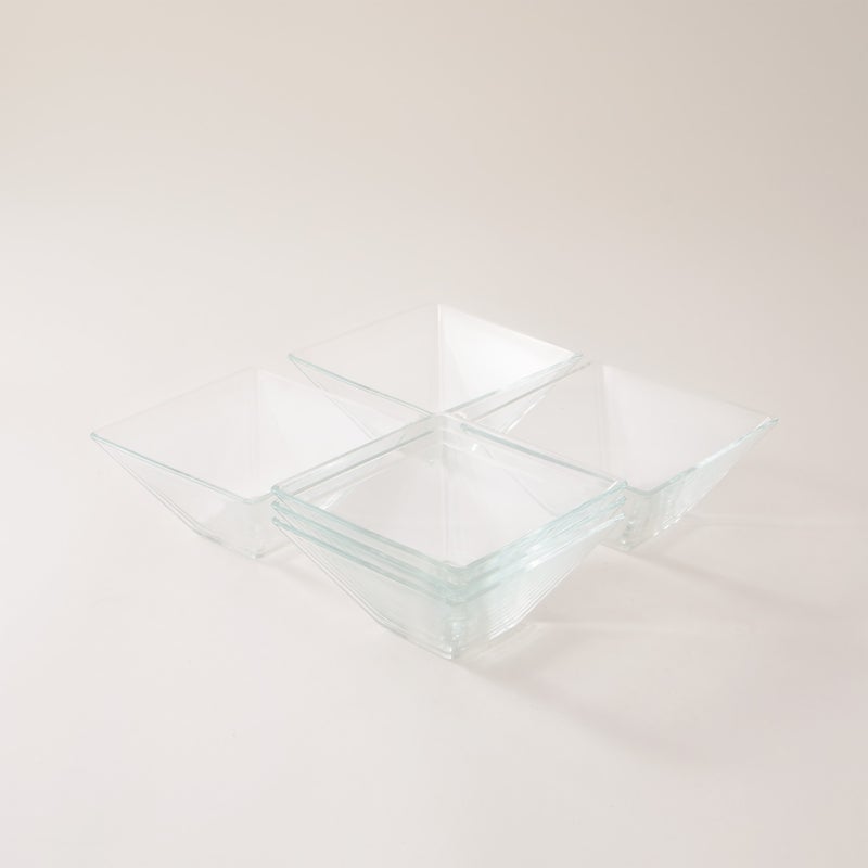 Borgonovo set for serving salads 7pcs 1*25 cm, 6*14cm transparent - Image 4