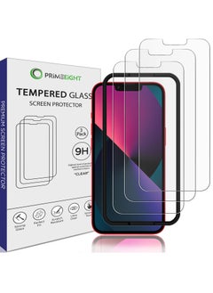 PRIMEEIGHT PRIMEEIGHT iPhone 13 Pro Max Screen Protector 6.7 Inch Display - Ultra Thin 9H Hardness Tempered Glass iPhone 13 Pro Max Pack of 3 - Easy to Install HD Clear Screen Protector 13 Pro MAX  - Image 1