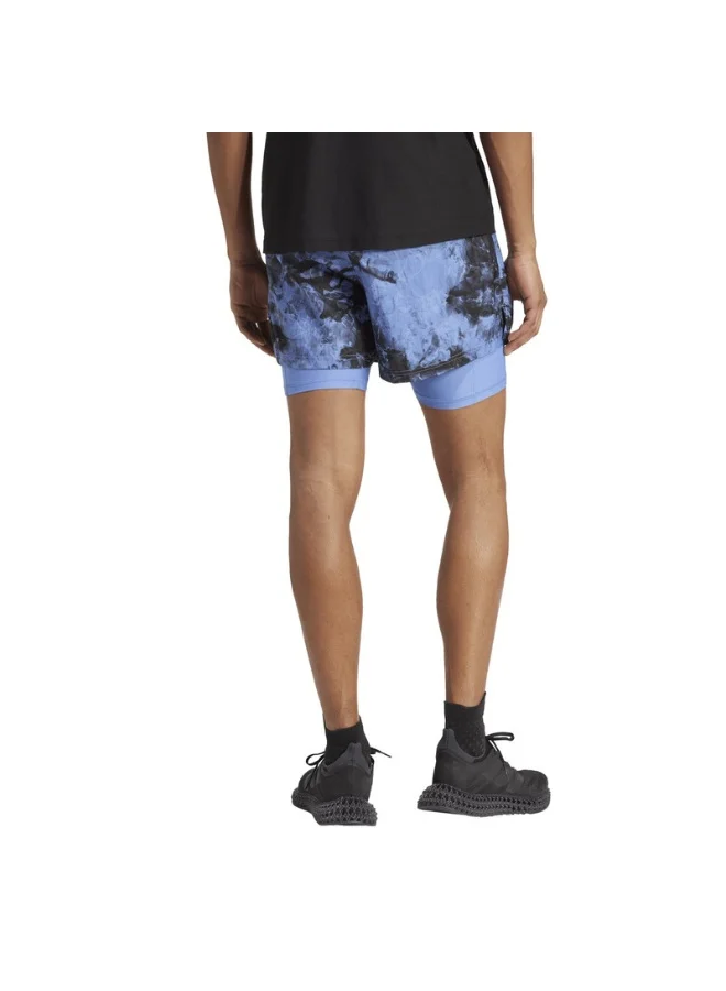 Adidas Otr Sd 2In1 M Blue Shorts (1/2) Shorts For Men