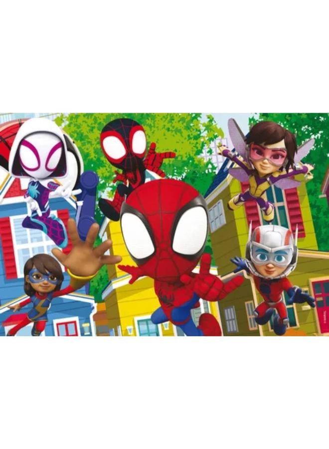 Lisciani Spidey & Friends Double-Face Puzzle - 24 Pieces - Image 2