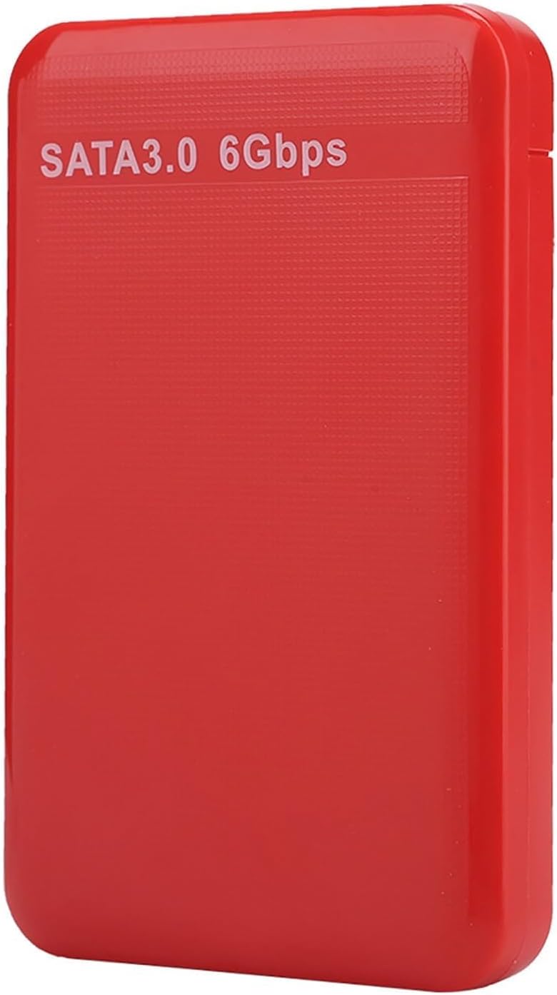 High Speed Hard Drive 2.5 USB3.0 for a Simple Plug and Game, Admits 6 TB SSD, Suitable for Users (Red) - Image 1