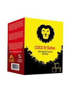 Sultan Coco Charcoal consists of 30 pieces. The burning time lasts more than an hour. Excellent wood charcoal. It does not emit any type of odor or smoke. It is not affected by humidity. It is used for all purposes and incense burners.