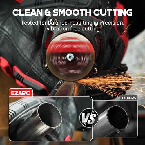 EZARC 1-1/2 Cut Off Wheels, 1.5" x 1/8" Fiberglass Reinforced Rotary Tool Cutting Disc Accessories Include Mandrels, 32-Pack - Image 4