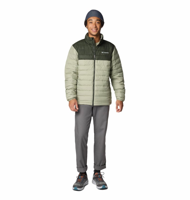 Columbia Men Green Omni Shield Powder Lite II Jacket, L - Image 2