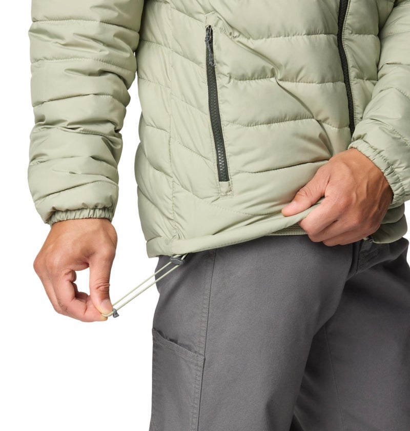 Columbia Men Green Omni Shield Powder Lite II Jacket, L - Image 5