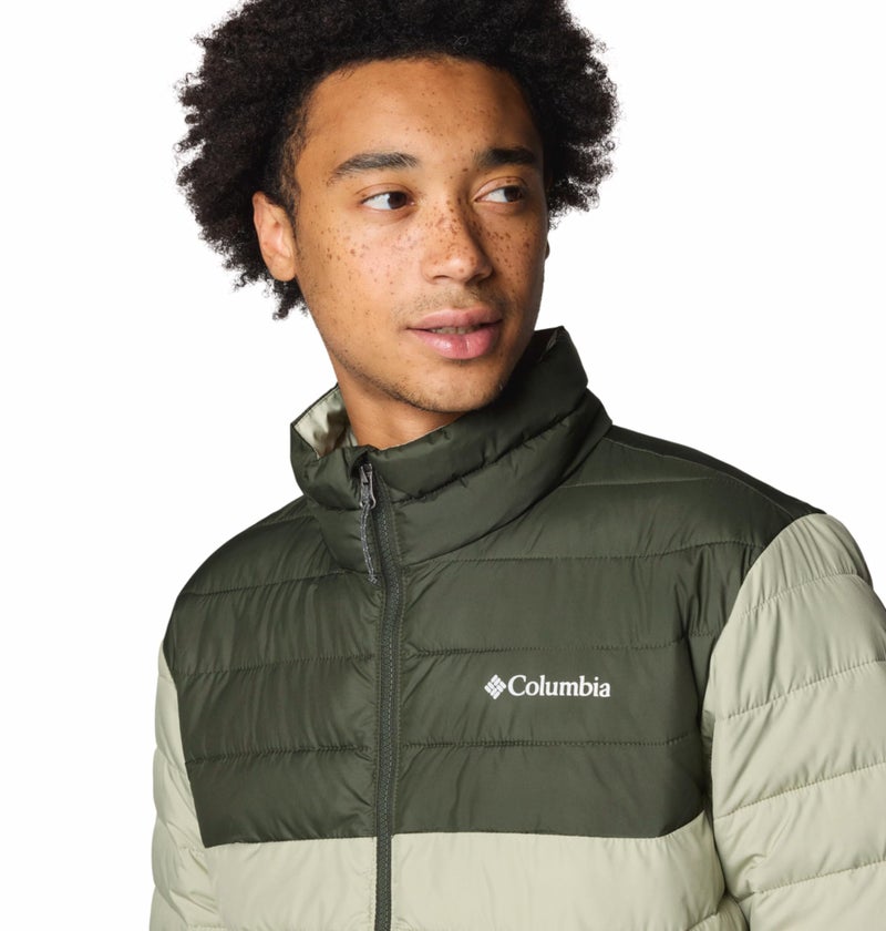 Columbia Men Green Omni Shield Powder Lite II Jacket, L - Image 3
