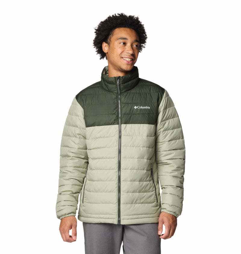 Columbia Men Green Omni Shield Powder Lite II Jacket, L - Image 1