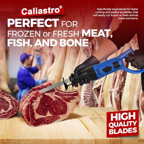 Caliastro 12-Inch Stainless Steel Frozen Meat Bone Cutting Saw Blades for Reciprocating and Sawzall Saws - 5 Pack - Caliastro - Image 3