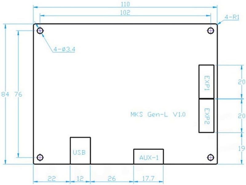 Ramps 1 4 لوحة أم لوحة تحكم لطابعة ثلاثية الأبعاد مجموعة ترقية مفتوحة المصدر - Image 4