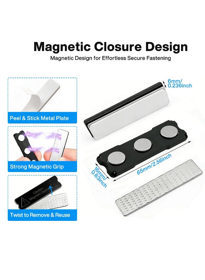Magnetic Blackout Blinds Portable (300x145cm) Window Shades with Suction Cups and Magnetic Fasteners, Cuttable Temporary Window Cover for Travel, Bedroom,RV,Media Room,Dorm Room, 2 Way to Put Up - Image 4