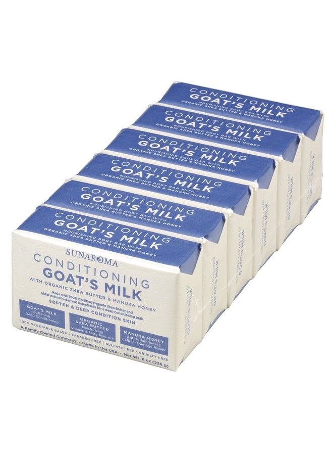 SUNAROMA Goat Milk Soap 6 Count - Image 1