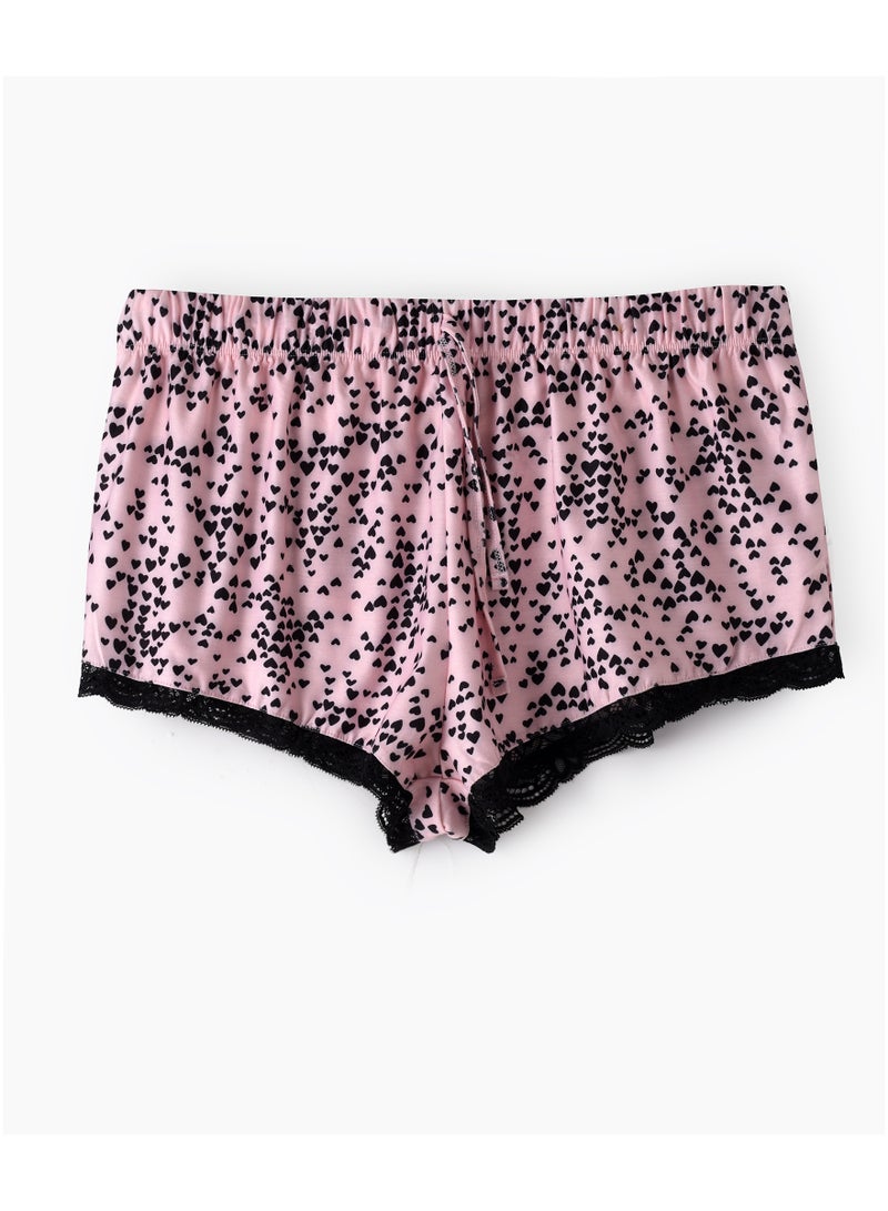 Lacy Dreams AOP KNIT SHORTS  - Image 1