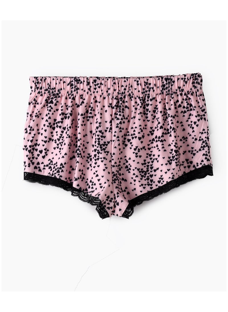 Lacy Dreams AOP KNIT SHORTS  - Image 2