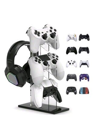 Universal 3Tier Gaming Accessories Stand with Crystal Texture Design for PS5, PS4, Switch Pro, and  Controllers and Headsets - pzsku/ZAE64B29F3A44540510C5Z/45/_/1712246121/b824c626-388c-40ff-a391-b15ddbdf6384