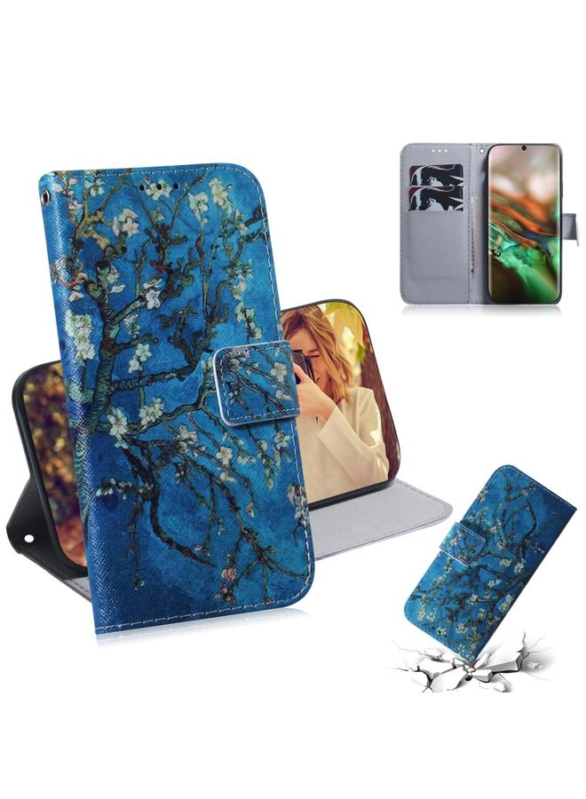 اس-توب جراب جلدي أفقي قابل للطي برسومات ملونة ثلاثية الأبعاد، مع حامل وفتحة للبطاقات ومحفظة لهاتف Galaxy Note 10 - Image 1