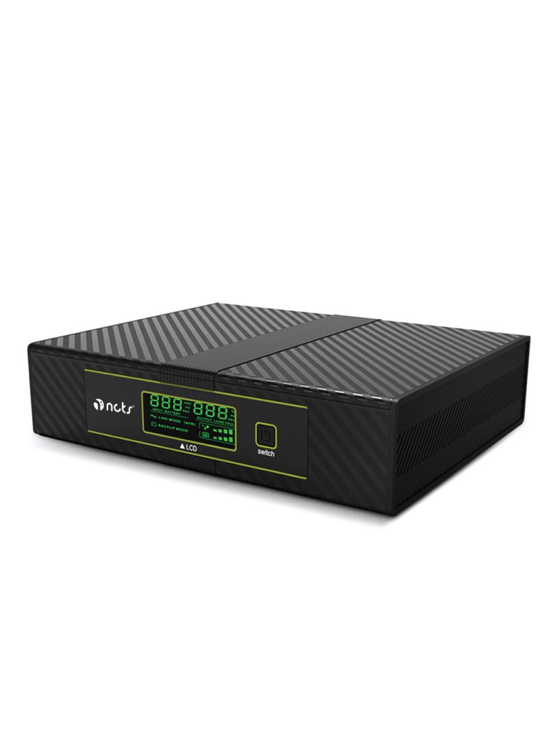 NCTS MULTIFUNCTION DC MINI UPS NU60WP DC 9VDC/12VDC – UPS for WIFI, Modem/Router, VOIP, CCTV Cameras and DVR, POE Function 15/24V selectable – Power 60W - GTIN : 6295151550441