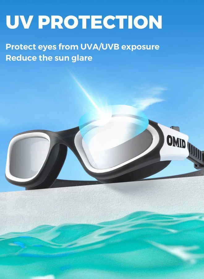 OMID Swimming Goggles, P2 Comfortable Anti-Fog Swimming Goggles for Men, Women, Adults, Youth - Image 3