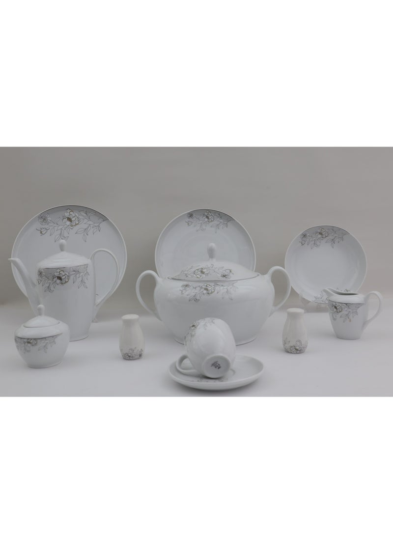 Dinnerwaresets -Venus Flowars Collection - Falcon Platinum Edition - 122 pcs