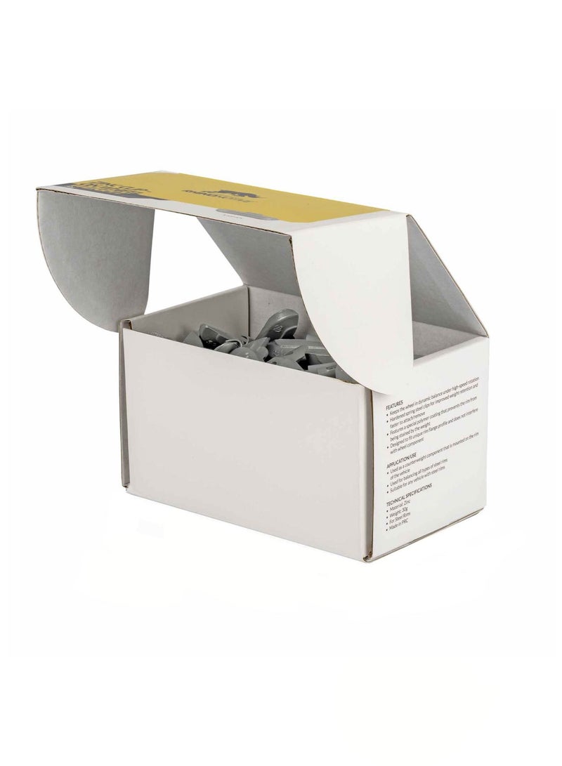 RHINOMOTIVE Automotive Zinc Clip-on Wheel Weight 30g 100Pcs Per Box  - Image 3