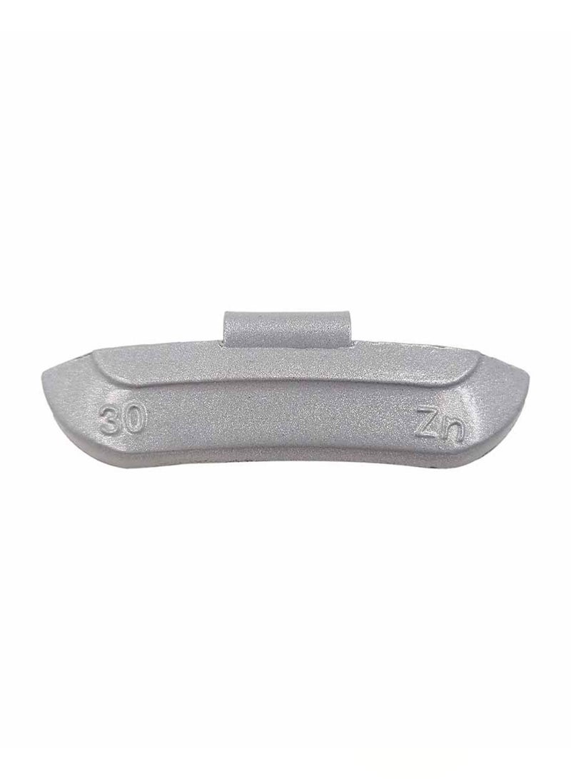 RHINOMOTIVE Automotive Zinc Clip-on Wheel Weight 30g 100Pcs Per Box  - Image 1
