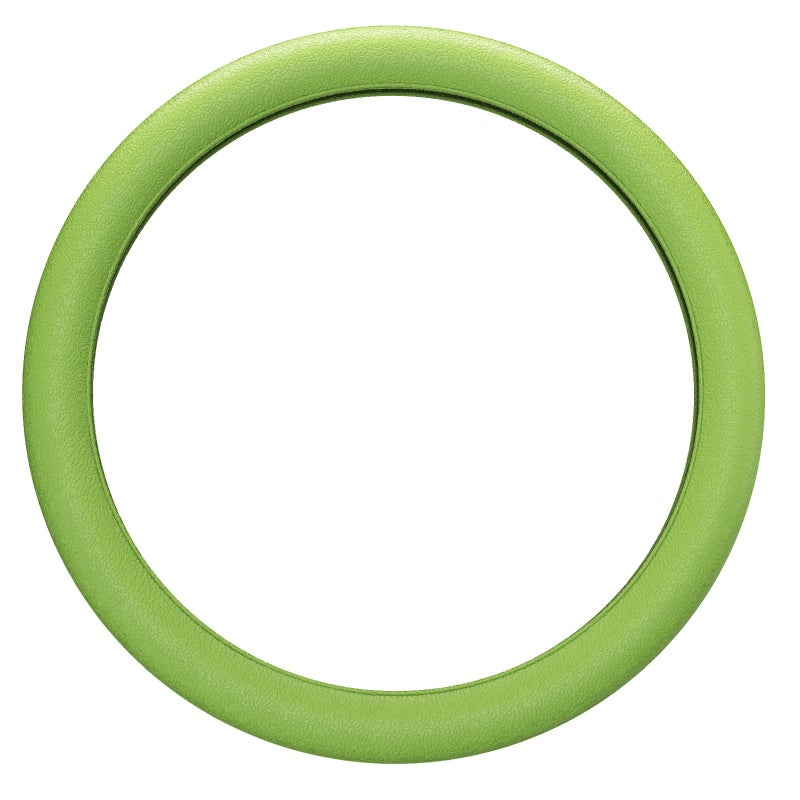 LRITER Car Steering Wheel Cover NonSlip Silicone Material Multiple Color Choices Universal Auto Parts Steering Wheel Cover Suitable for Most Cars Green - Image 3