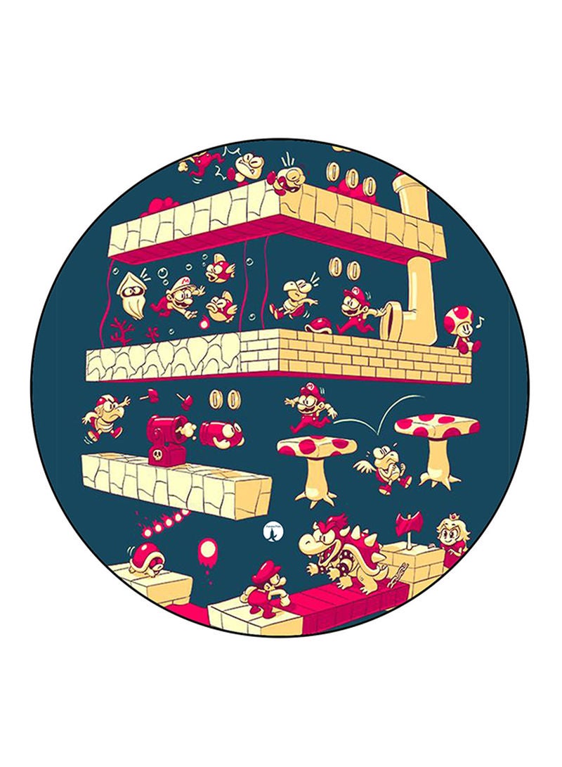 RKN The Video Game Super Mario Printed Mouse Pad Multicolour