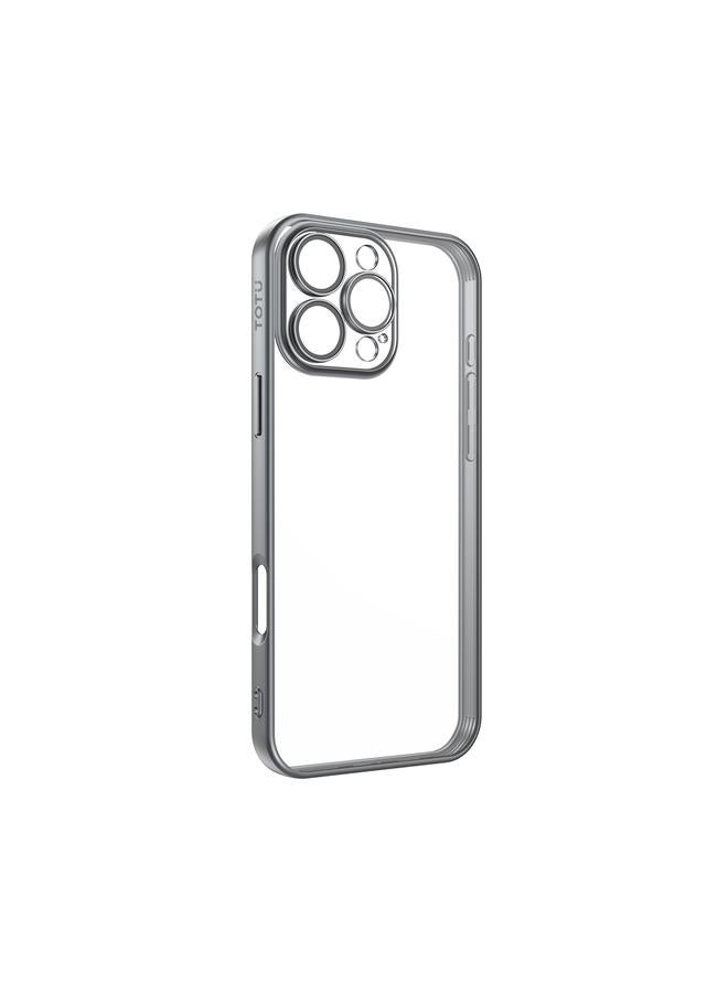 TOTUDESIGN Case For iPhone 16 Pro TOTU PC-2 Soft Jane Series Electroplated TPU Phone Case with Lens Film - Image 1