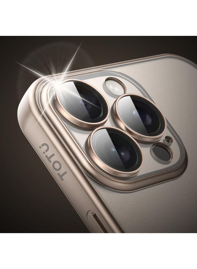 TOTUDESIGN Case For iPhone 16 Pro TOTU PC-2 Soft Jane Series Electroplated TPU Phone Case with Lens Film - Image 3