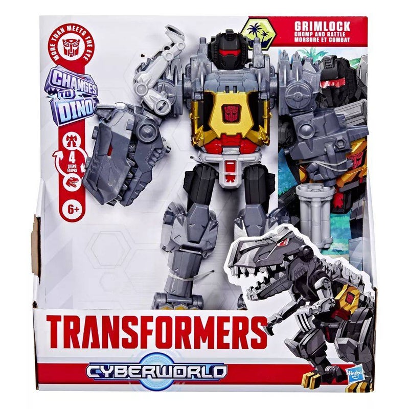 Transformers Cyberworld Grimlock Chomp & Battle Action Figure (22.5 cm) - Image 1