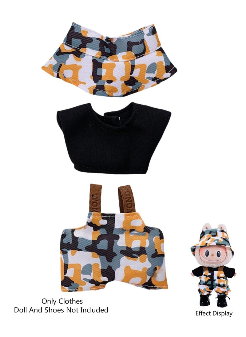 LABUBU 3-Piece Clothes for Labubu Outfit, Exquisite Accessories for Labubu,Cute Clothes Set for 17 cm Labubu Accessories,Labubu Clothes 