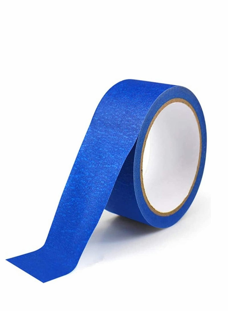 KASTWAVE Blue Tape, 1 Roll Blue Painters Tape, Multi Surface Masking Tape, Medium Adhesive Masking Tape, Painting and Decoration Supplies 3.9 * 118 inch - Image 1