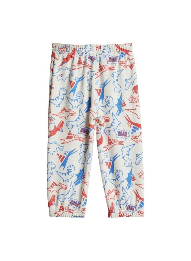 adidas أطقم رياضية للأطفال من قماش الفرو الأزرق للشباب والأطفال الرضع - Image 4