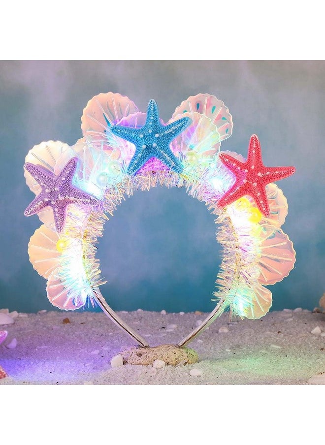 Light Up Headband Led Starfish Headbands Glow Seashell Hair Hoop Party Costume Headwear Beach Rave Hair Accessories For Women And Girls - pzsku/ZAE653DD3585D8A840750Z/45/_/1718616563/a338e6bc-f53e-450a-9075-252b1a8502e2