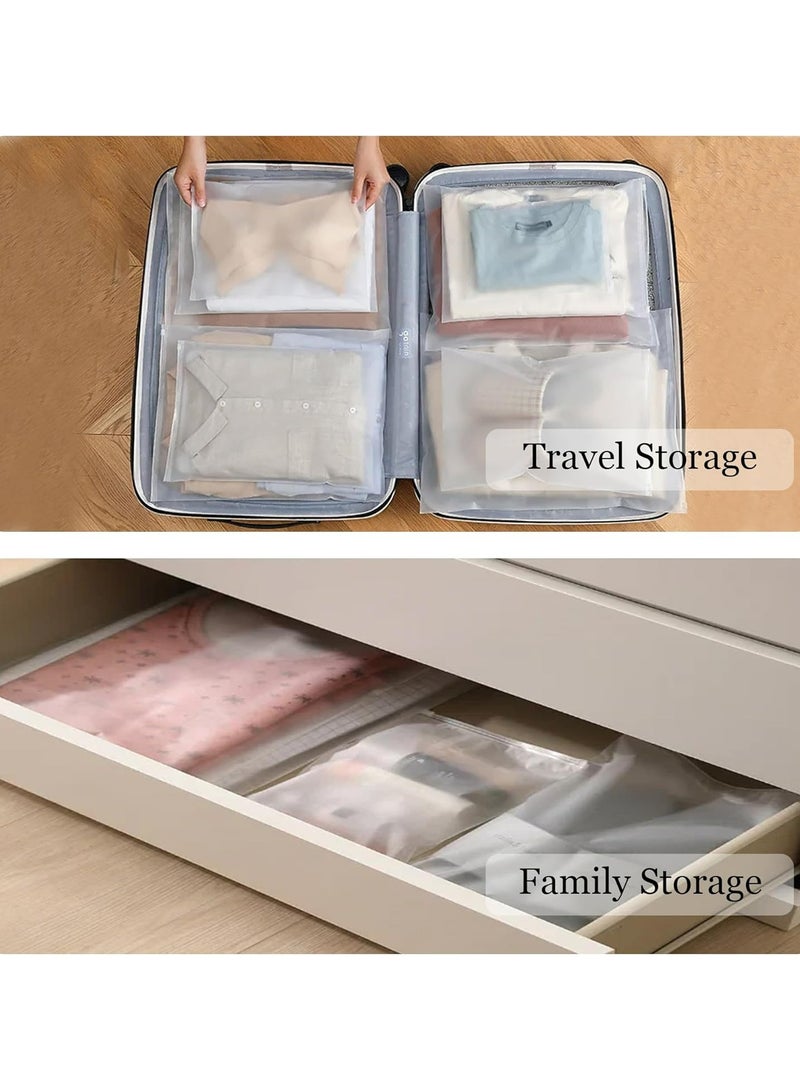 أوزيغالور 25 قطعة 20 × 30 سم أكياس بسحاب بلوري للملابس، قابلة للإغلاق مع فتحات تهوية - Image 3