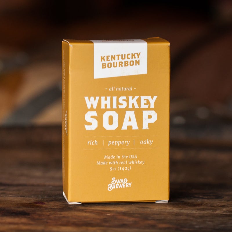 swag brewery Kentucky Bourbon WHISKEY SOAP | Great Mens Gift for Whiskey, Bourbon, and Scotch Lovers | All Natural + Made in USA | Cool Birthday Gift for men | Made with Real Alcohol | Good for Hand + Face + Body - Image 5