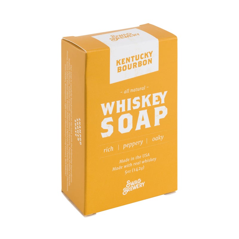 swag brewery Kentucky Bourbon WHISKEY SOAP | Great Mens Gift for Whiskey, Bourbon, and Scotch Lovers | All Natural + Made in USA | Cool Birthday Gift for men | Made with Real Alcohol | Good for Hand + Face + Body - Image 2