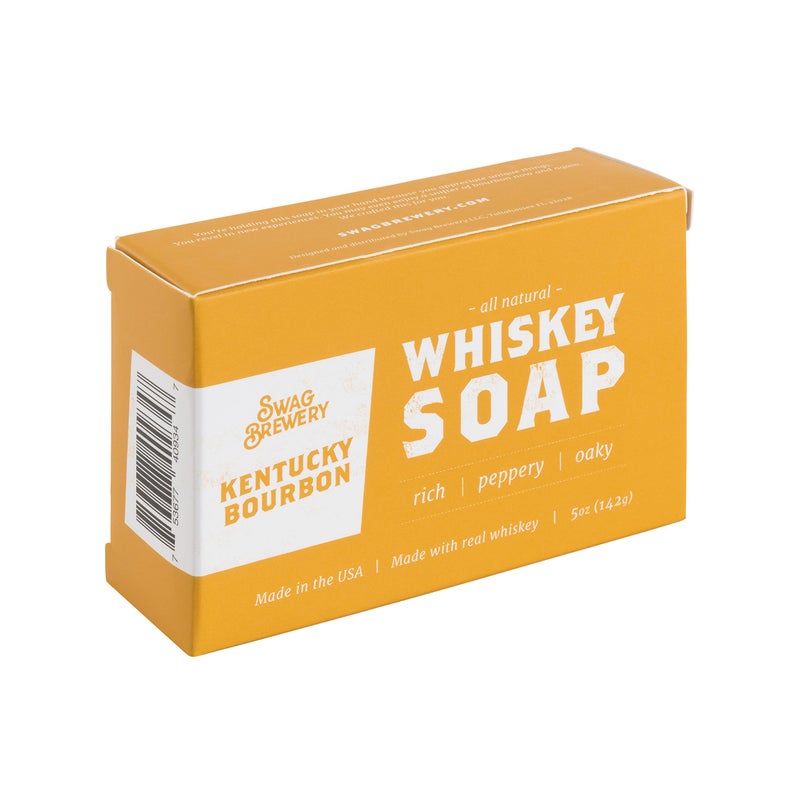 swag brewery Kentucky Bourbon WHISKEY SOAP | Great Mens Gift for Whiskey, Bourbon, and Scotch Lovers | All Natural + Made in USA | Cool Birthday Gift for men | Made with Real Alcohol | Good for Hand + Face + Body - Image 3
