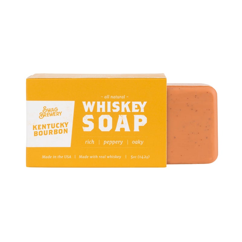 swag brewery Kentucky Bourbon WHISKEY SOAP | Great Mens Gift for Whiskey, Bourbon, and Scotch Lovers | All Natural + Made in USA | Cool Birthday Gift for men | Made with Real Alcohol | Good for Hand + Face + Body - Image 4
